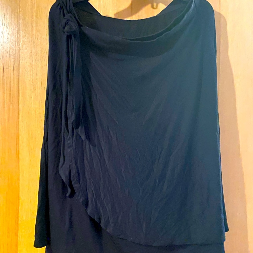 NWOT Black Wrap Style Skirt